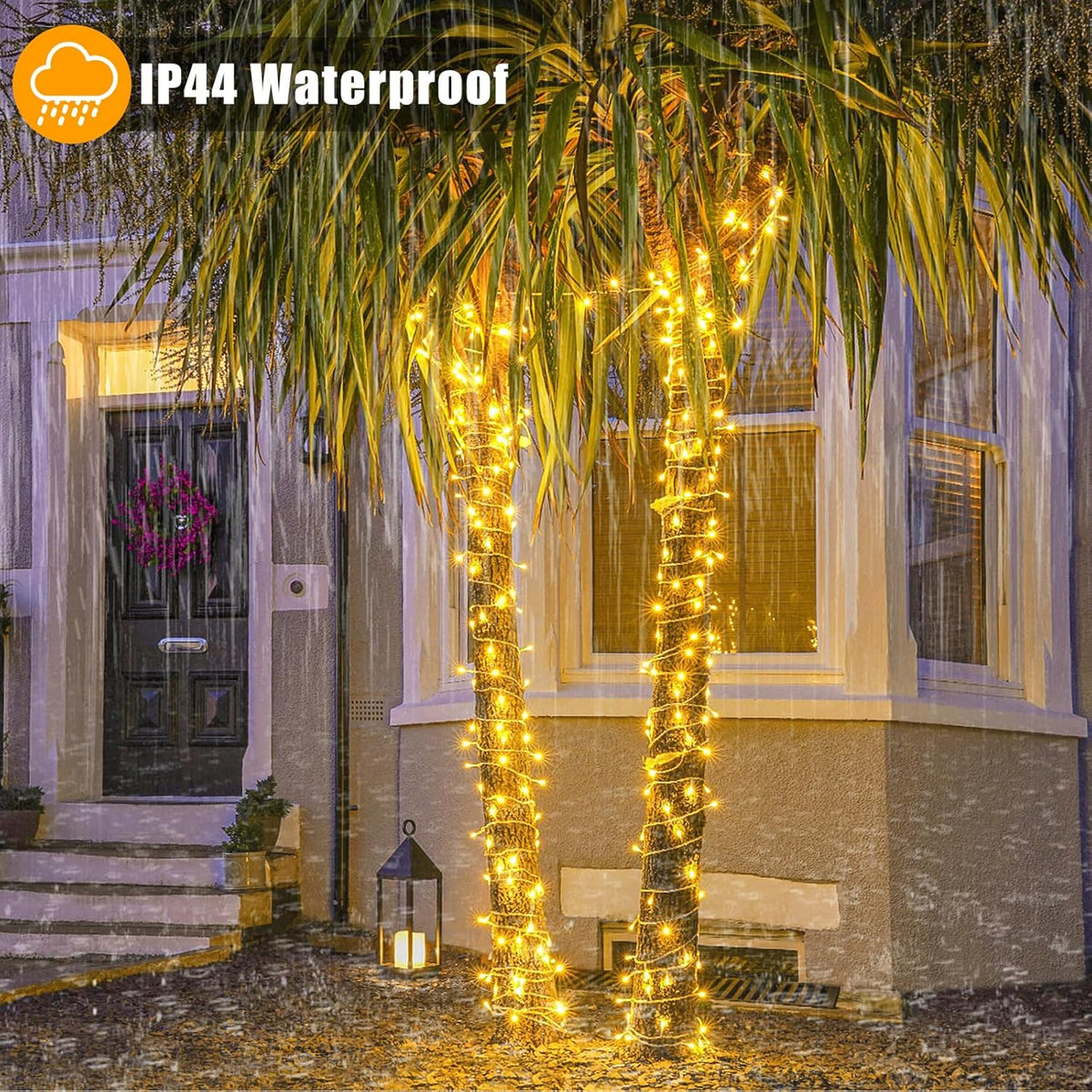 Xmars Warm White LED String Lights – Charming Holiday Gift for Friends & Couples, 100ft Indoor & Outdoor Decoration