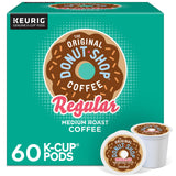 The Original Donut Shop Single-Serve K-Cup Pods Medium Roast 96 Count – Streamlined Coffee for Clutter Free Kitchens