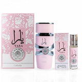 Lattafa Yara 2-Piece Fragrance Bundle for Women – Romantic Birthday Gift Set for Her with EDP Spray and Perfume Oil