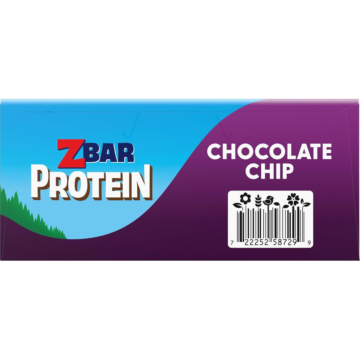 Zbar Protein Chocolate Chip - Lunchbox-Safe Kids Snack Bars Made with Organic Oats, No HFCS or Artificial Sweeteners (15 Pack)
