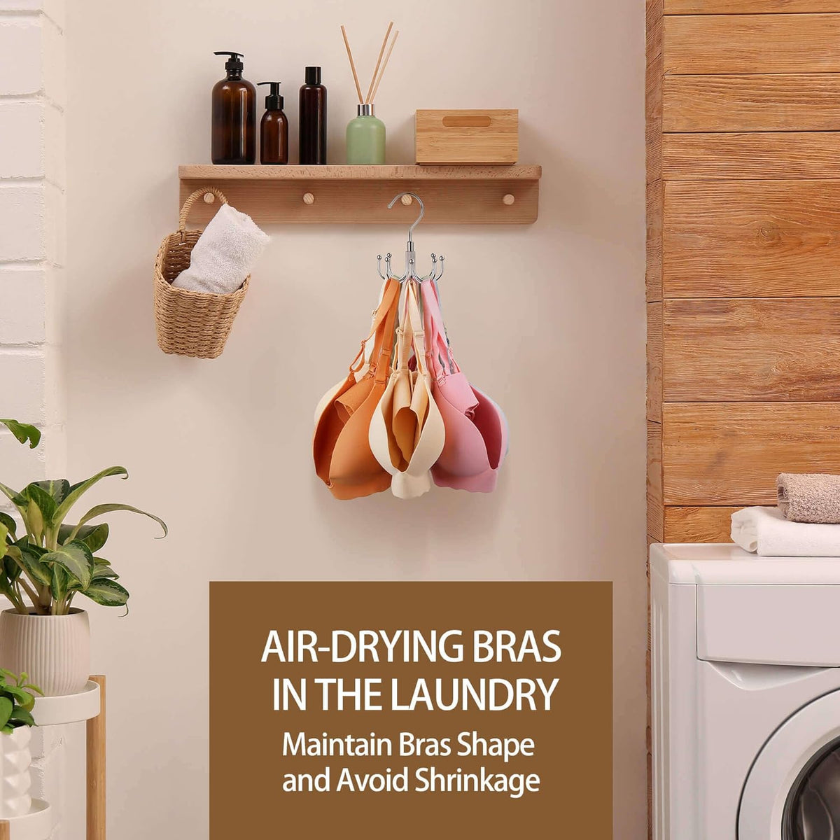 ZEDODIER Rotating Closet Hanger with 8 Hooks – Minimalist Wardrobe Solution for Small Bedrooms