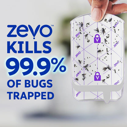 Zevo Fungus Gnat Trap – Household Bug Catcher for Indoor Herb Garden Near Kids' Snack Spot, Pet and Child Aware