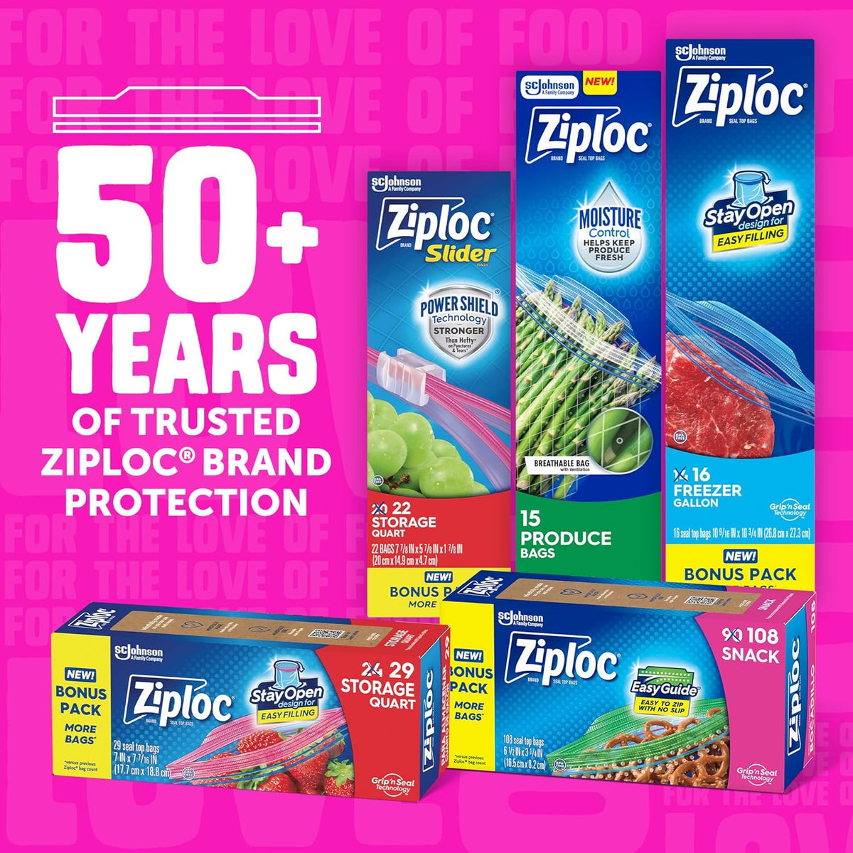 Ziploc Gallon Stay Open Bags – Simple One-Handed Filling for Intentional Kitchen Routines