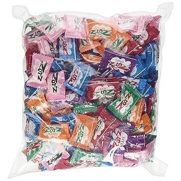 ZOTZ Fizzy Sour Candy Travel Bag - Individually Wrapped Assorted Sour Candy for Hiking Trips, Beach Days, Road Trips and Travel Snacking