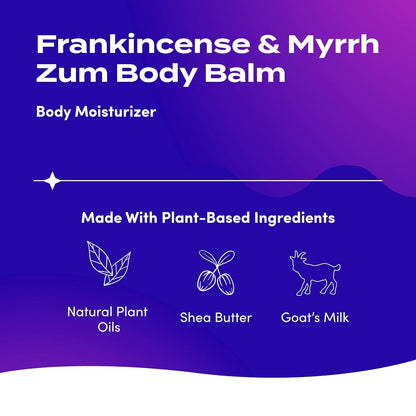 Zum Body Balm Moisturizer – Mother's Day Spa Basket Essential, 2.5 oz Multi-Purpose Balm for Eczema Dry Skin and Self-Care Lovers